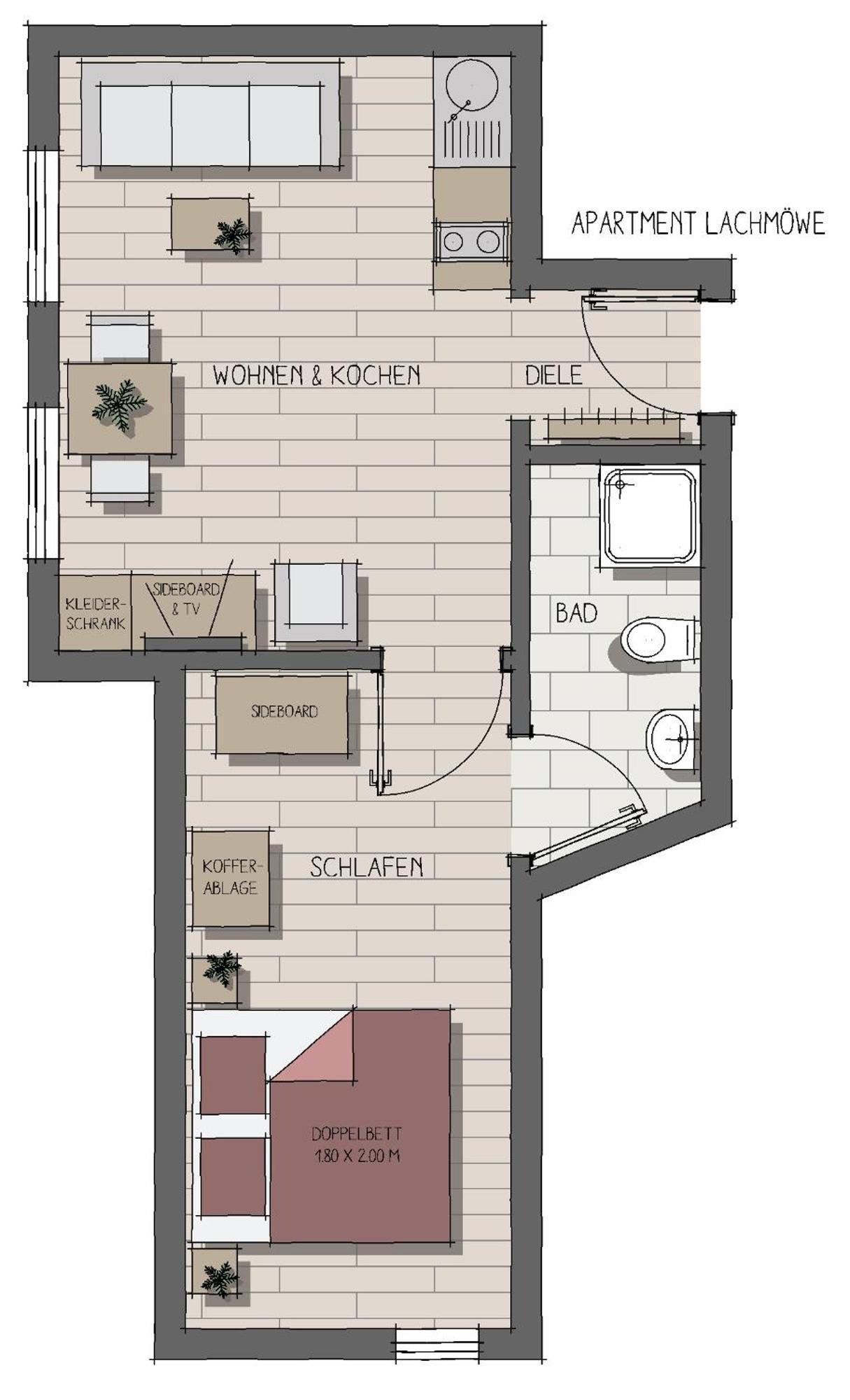 Apartmenthaus Moewenschrei Insel Poel Buitenkant foto
