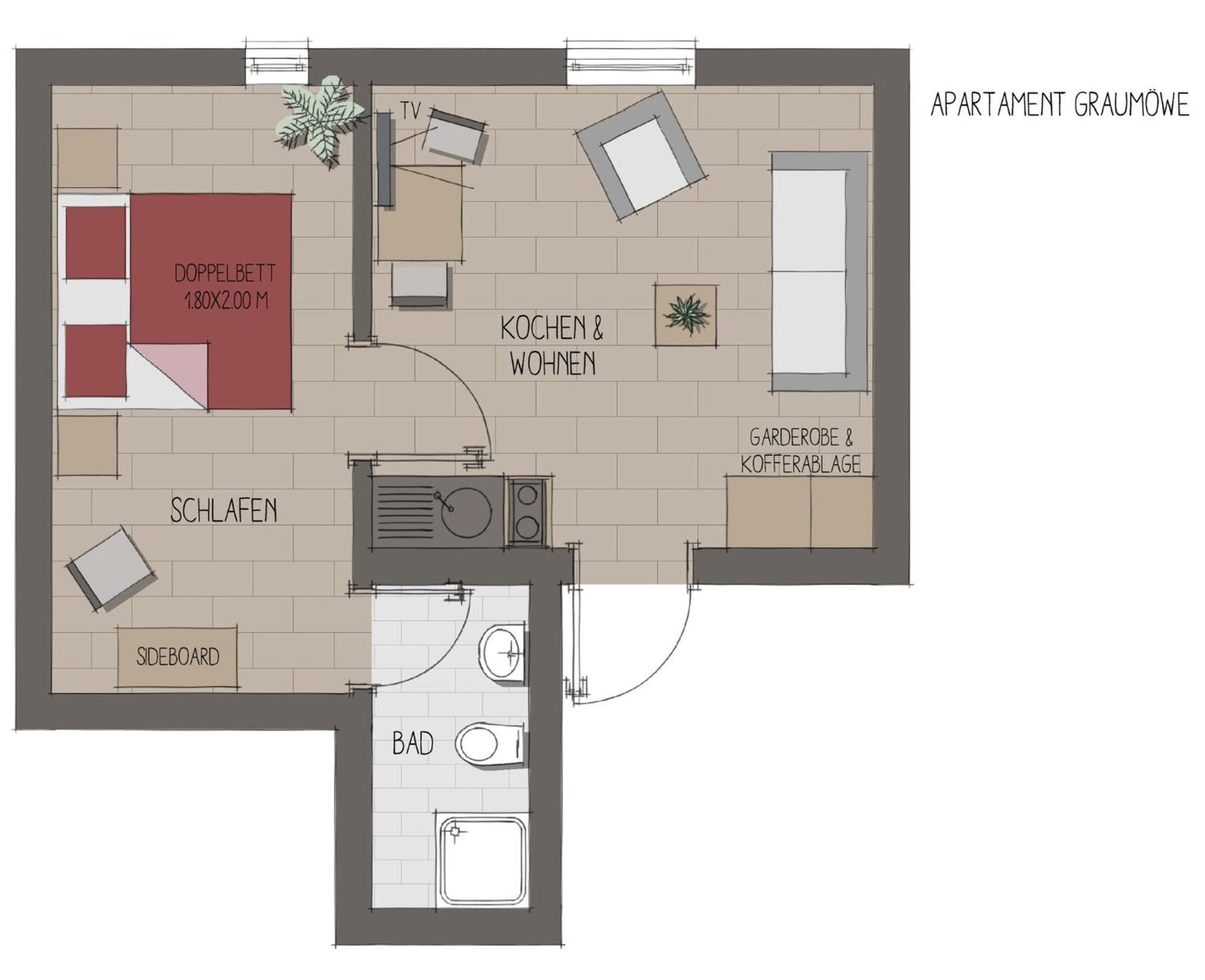 Apartmenthaus Moewenschrei Insel Poel Buitenkant foto